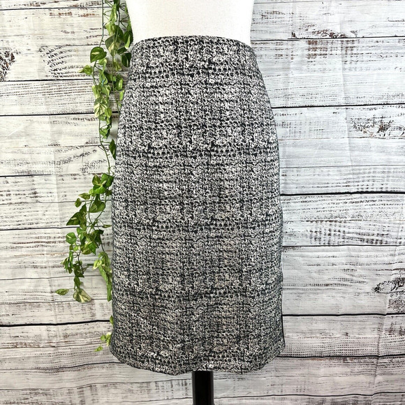 Mynt1792 Skirt Plus size 26W Black Pink Animal Print Straight Knee Career Zipper - Picture 1 of 15